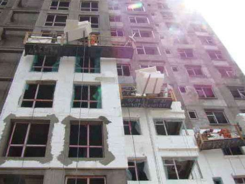 External wall thermal insulation system bonding mortar field